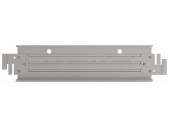 A steel toe board is vertically displayed.