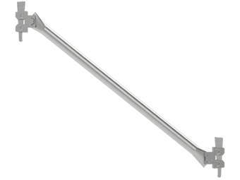 Quicklock scaffolding diagonal brace with two diagonal brace heads is displayed.