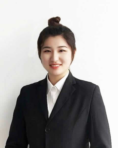 Our scaffolding sales representative Deer Liu is displayed.